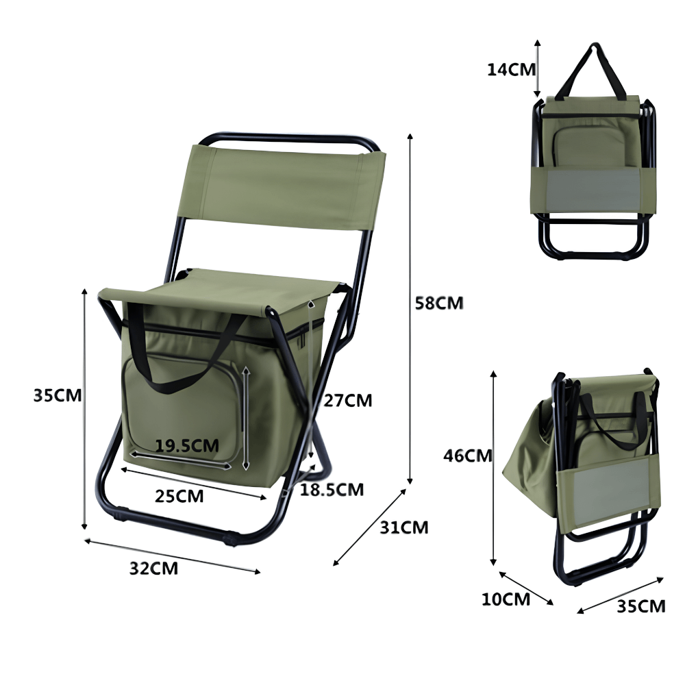 เก้าอี้พับได้พร้อมกระเป๋าเก็บความเย็น THAI SUN SPORT รุ่น CP-CHAIR-003